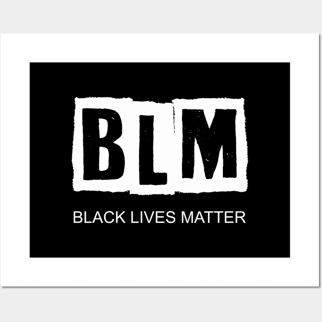 Black Lives Matter Design Wall Art by Proway Design